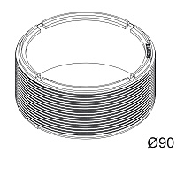 MOUNTING KIT R82 TRIMLESS WSC