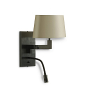 Bedside Wall light Bronzed Porta Romana