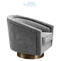 112323 Swivel Chair Catene clarck grey Eichholtz