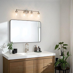 Winslow 4 Light Vanity Light Brushed Nickel настенный светильник 45887NI Kichler
