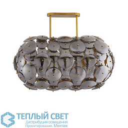 89491 Arteriors Nebula подвесной светильник с шарообразными элементами и металлическими вставками