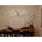 Karthe 9 Light Chandelier Beech and Brushed Nickel люстра 52471NI Kichler — фото 4