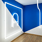 Artemide Alphabet of light PL square 180 современный квадратный дизайнерский настенный и потолочный светильник — фото 2