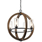 Grand Bank 20" 4 Light Chandelier Auburn Stained люстра 49791AUB Kichler — фото 1