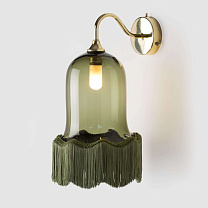 Vintage Bell Wall Light IP44 серо-зеленый
