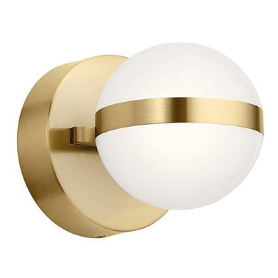 Brettin LED 3000K 5.25" Wall Sconce Champagne Gold настенный светильник 85090CG Kichler