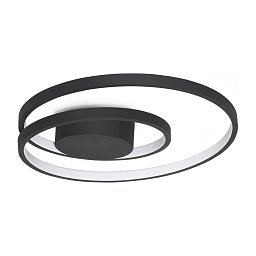 Потолочный светильник Oz PL D040 ON-OFF 3000K Ideal Lux 365039, черный