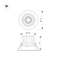 057756 Arlight Светильник MS-VORTEX-BUILT-R135-30W Day4000 (WH-WH, 30 deg, 230V) — фото 1