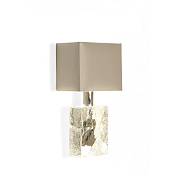 Marlin Bathroom Wall Light Perspex with Nickel Porta Romana