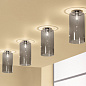 PLSPILMIGRCRG4L Axolight Spillray PL M RE встраиваемый потолочный светильник хром; серый — фото 2