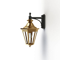 Victoria N° 5; Clear polycarbonate E27 105W; Tinted lacquered brass