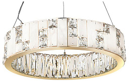 5072/60L Odeon Light Crossa подвесной светильник кольцевой с декоративными элементами золото