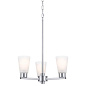 Stamos 18" 3 Light Chandelier Brushed Nickel люстра 52435NI Kichler — фото 3
