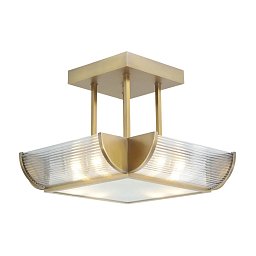 PP-232 Patinas lighting Nizza квадратная люстра в стиле ар-деко со стеклянными трубками