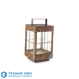 lanterne 266.11-ground Il Fanale Lanterne уличный фонарь с квадратной основой и стеклянным остеклением
