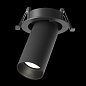 C081CL-01-GU10-B Maytoni Artisan Встраиваемый светильник 10W Черный — фото 2