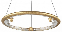 7002/44L Odeon Light Cayon подвесной светильник кольцевой формы золотого цвета