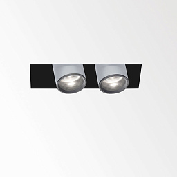SPLITBOX 2 SPY FOCUS LP 927 W Delta Light SPLITBOX встраиваемый потолочный двойной светильник белого цвета