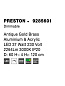 9285601 PRESTON Novaluce светильник LED 50Вт 230В 2727Lm 3000K IP20