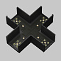 TRA160CX-11B Maytoni Accessories for tracks Elasity Комплектующие для систем освещения с токоведущими элементами Черный — фото 1