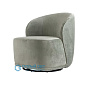 Kaitlyn Swivel Chair Mist Velvet Swivel мягкое сиденье Arteriors 8158 — фото 3