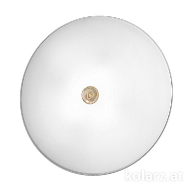 Kolarz Centro 0314.U14.3/aq21 потолочный светильник золото 24 карата белый ø54cm высота 8cm 4 лампы e27