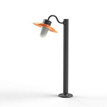 Belcour N° 3; Frosted glass E27 60W; Varnished brushed copper