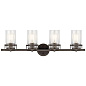 Brinley 4 Light Vanity Light Olde Bronze настенный светильник 45690OZ Kichler