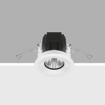 Laser Fixed round recessed luminaire - LED - wide flood 10W 1069.2lm - 3000K - CRI 90