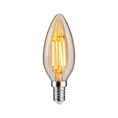 29191 Paulmann LED Candle 450 лм 4,9 Вт 1800 К с регулировкой яркости, золото