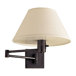 EU-92000D Visual Comfort VC CLASSIC настенное бра с поворотным кронштейном и текстильным абажуром
