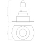 1248023 Trimless Round Fixed Astro lighting встраиваемый светильник матовый белый — фото 6