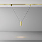 TR157-1-12W3K-BS Maytoni Focus Led Трековый светильник 12W 780лм Латунь — фото 3