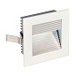 113290 SLV FRAME CURVE LED светильник встраиваемый 1W, 4000К, 350мА, белый/алюминий — фото 1