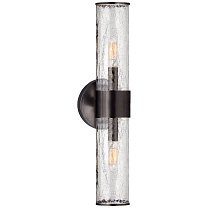 Liaison Medium Sconce бронза с кракелюрным стеклом