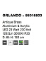 86016803 ORLANDO Novaluce светильник LED 23Вт 1265Lm 3000K IP20