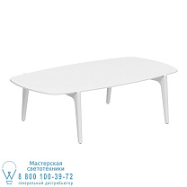 СТОЛИК ДЛЯ ЧАЯ 120X65CM БЕЛЫЙ КЕРАМИЧЕСКИЙ БЕЛЫЙ Royal Botania