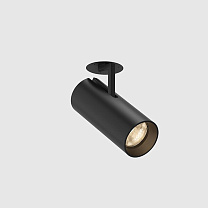 holon 80 directional recessed mounted, low louvre, black