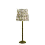 Small Bamboo Lamp Khaki Porta Romana