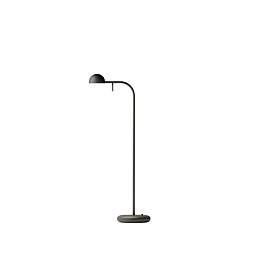 165011/10 Vibia Pin настольная лампа с изогнутой стойкой черного цвета