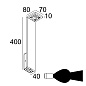 ELBO ASYMMETRIC P 40 WW B черный Delta Light ландшафтный светильник — фото 1