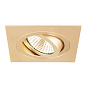 1007341 SLV NEW TRIA® 75 mount. ring square r.gold монтажное квадратное кольцо — фото 1