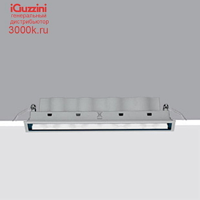 MQ71 Laser Blade iGuzzini Recessed frame - LED - Neutral white - Incorporated DALI dimmable power supply - Wall washer optic