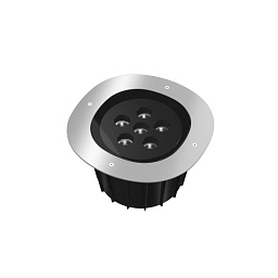 Flos A-Round круглый наземный уличный прожектор с металлическим ободом