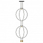 SPLIADM4NENELED Axolight Liaison Double M4 SP LED средняя дизайнерская люстра чёрный — фото 1