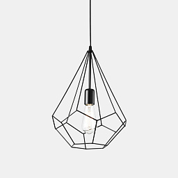 148175 Ideal lux Ampolla трехламповый подвесной светильник черного цвета с вытянутыми плафонами