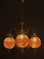 Tilak Golden Globes 3 Light Small Chandelier люстра FOS Lighting Chandni-GolaTilak-CH3