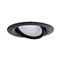 92460 Paulmann Base Coin IP65 круглая 93 мм 30° GU5,3 / GU10 макс. 35 Вт 230/12 В с регулировкой яркости Черный матовый — фото 3