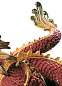 1009235 Lladro Majestic Dragon фарфоровая фигурка дракона с извивающимся телом — фото 2