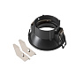 1007488 SLV NEW TRIA® 75 mount. ring recessed black монтажное кольцо — фото 2